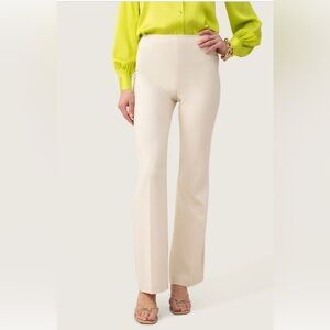 Trina Turk Chimayo Pant In Cream Size 4
